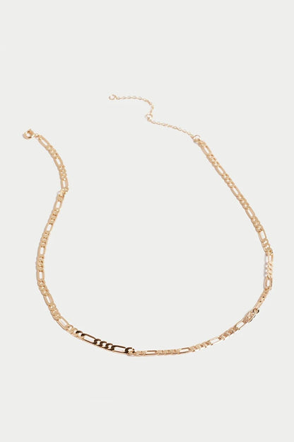 Thick Chain Choker Necklace Gold