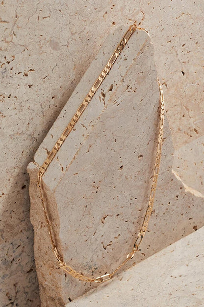 Thick Chain Choker Necklace Gold