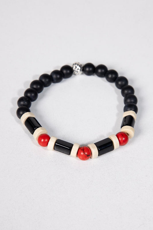 Natural Stone Black UniSex Bracelet