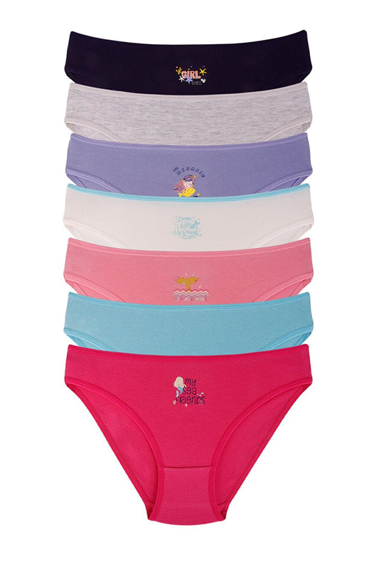 Girl's Cotton Panties 7 Pack