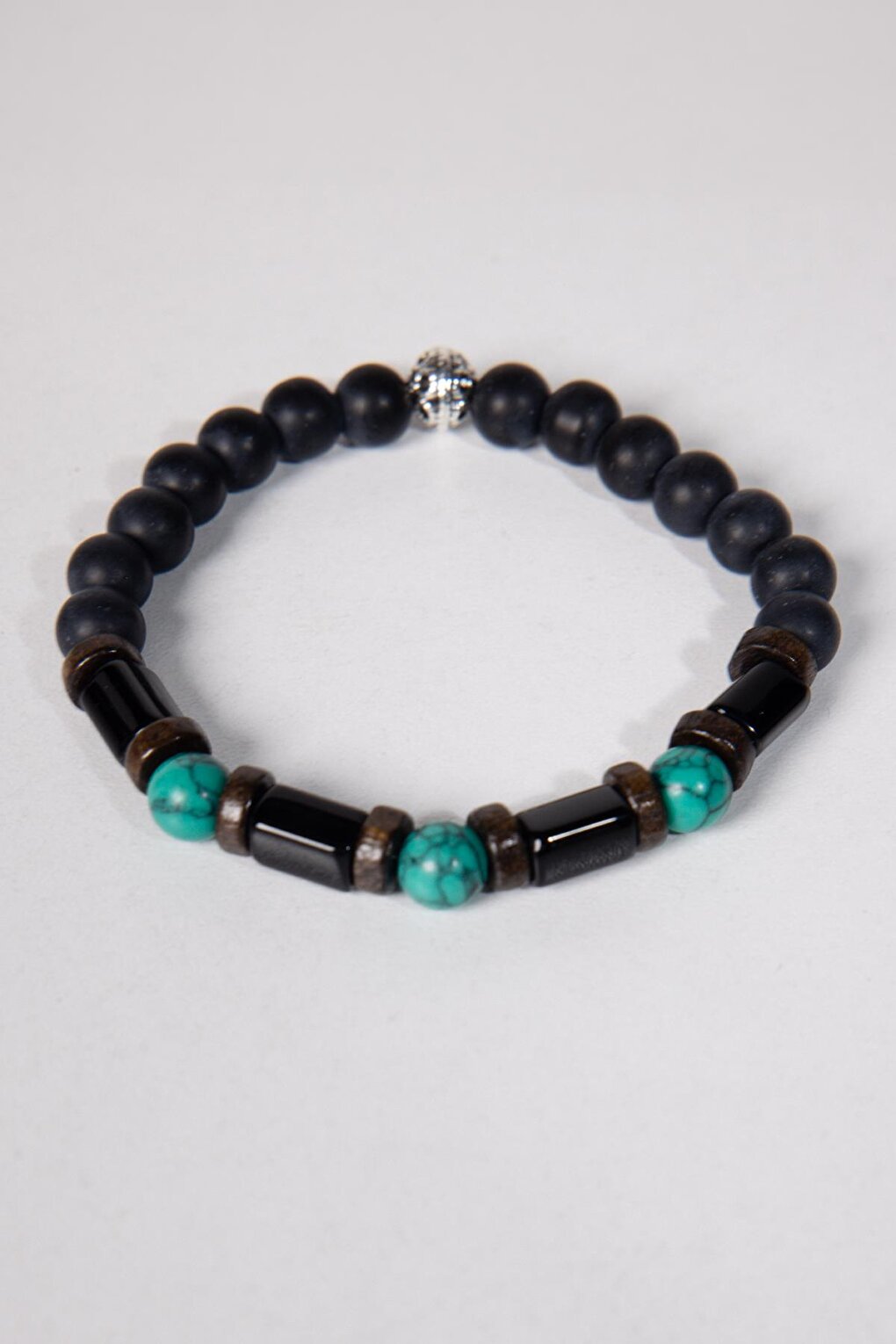 Natural Stone Black UniSex Bracelet