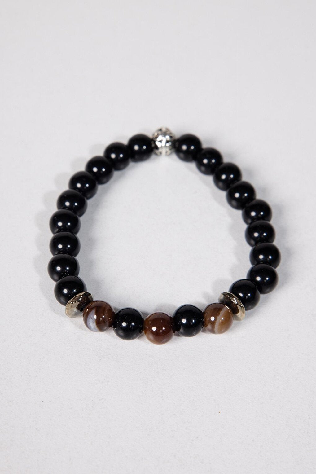 Natural Stone Black UniSex Bracelet