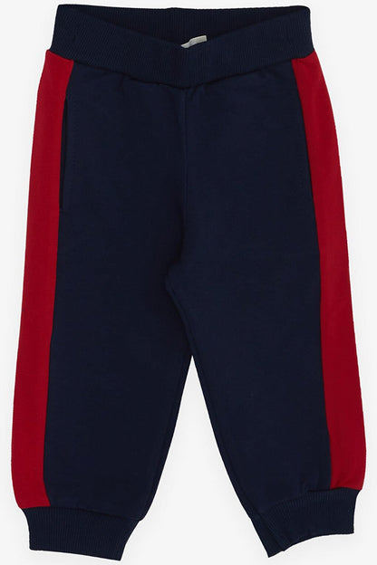 Boy's Tracksuit Set Bear Printed Navy Blue (Age 1-4)