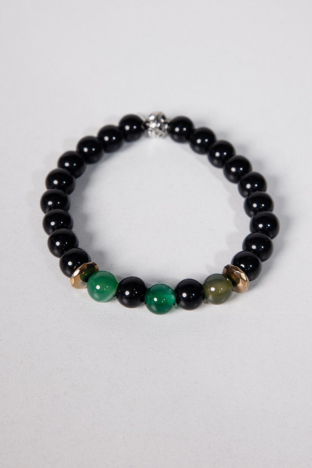 Natural Stone Black UniSex Bracelet