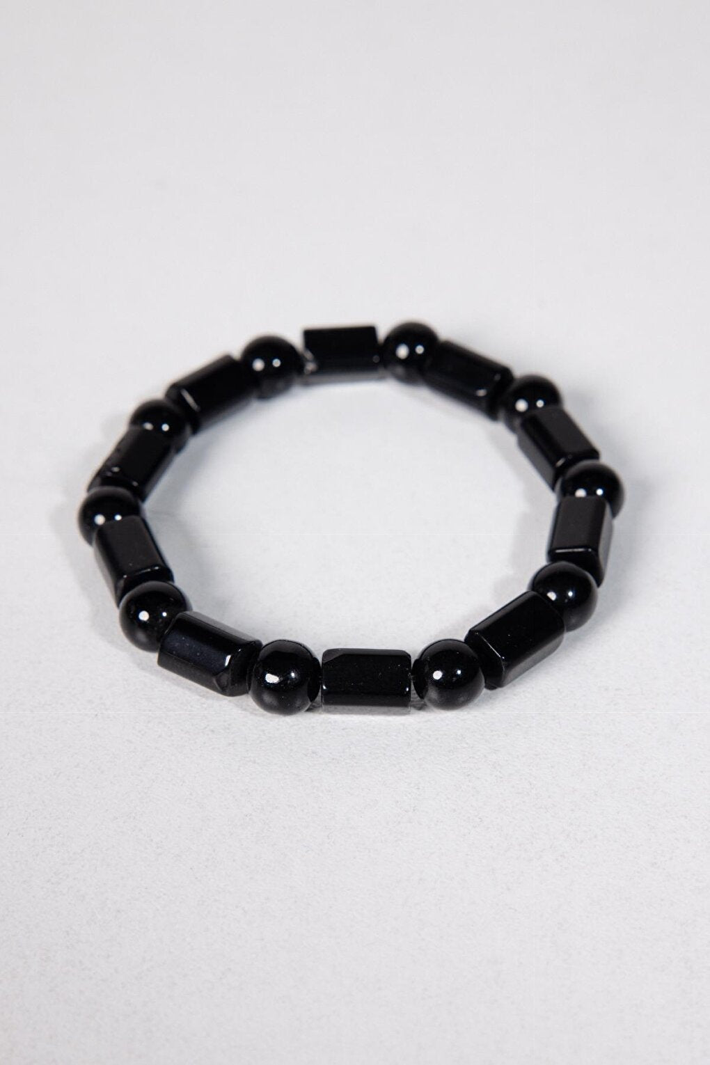 Natural Stone Black UniSex Bracelet