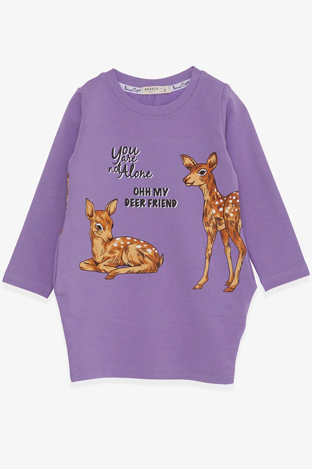 Girl's Tunic Gazelle Printed Lilac (1.5-5 Years)