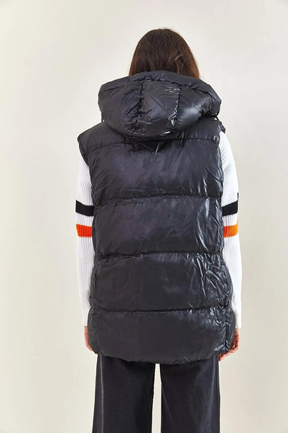 Women's Hooded Puffer Vest