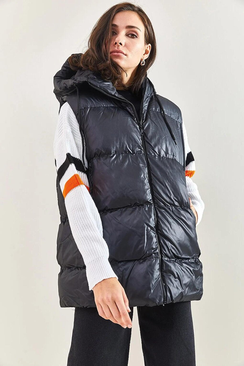 Women's Hooded Puffer Vest