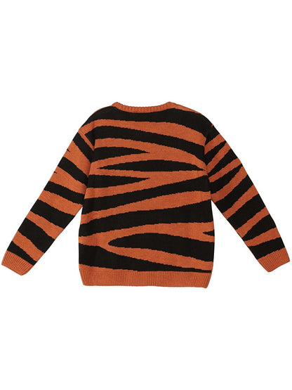 Tiger Boy Brown Sweater