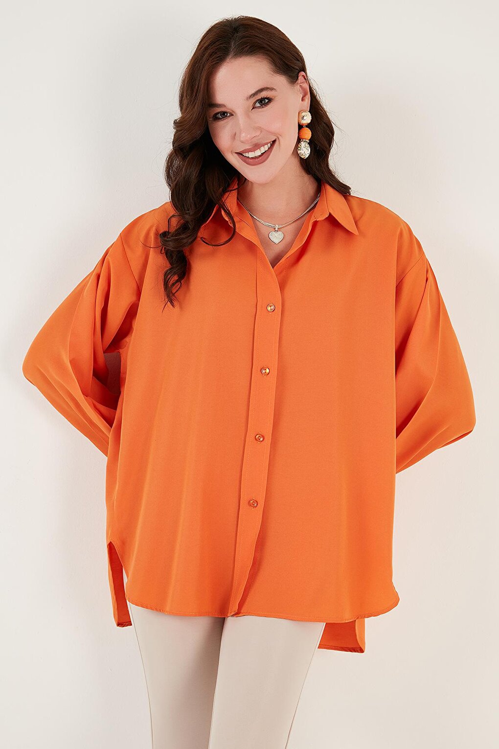 Cotton Oversize Woven Shirt 6234760