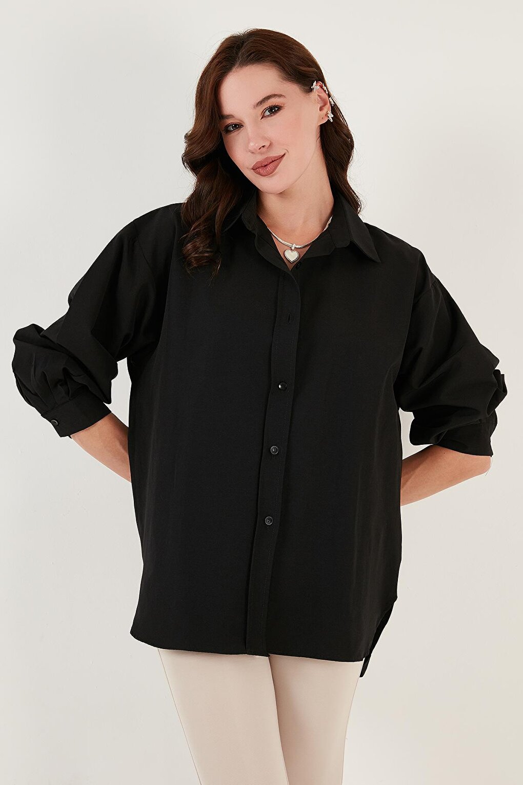 Cotton Oversize Woven Shirt 6234760