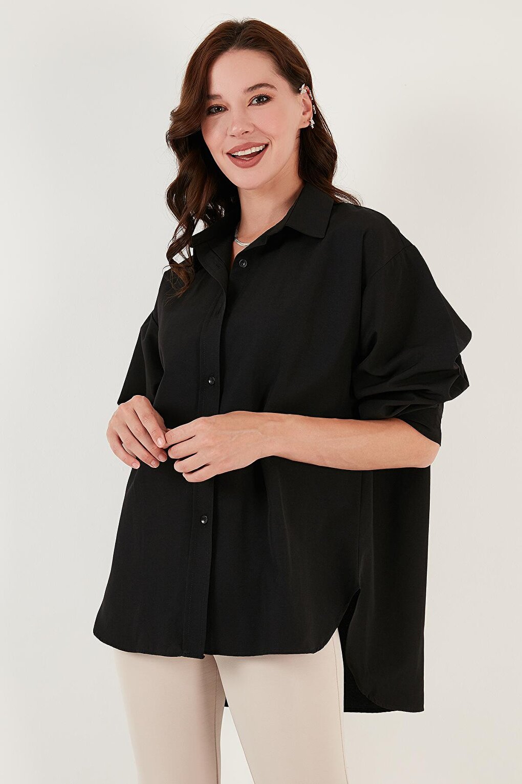 Cotton Oversize Woven Shirt 6234760