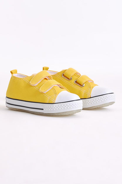 Children's Unisex Yellow Luminous Velcro Sports Shoes Tb997