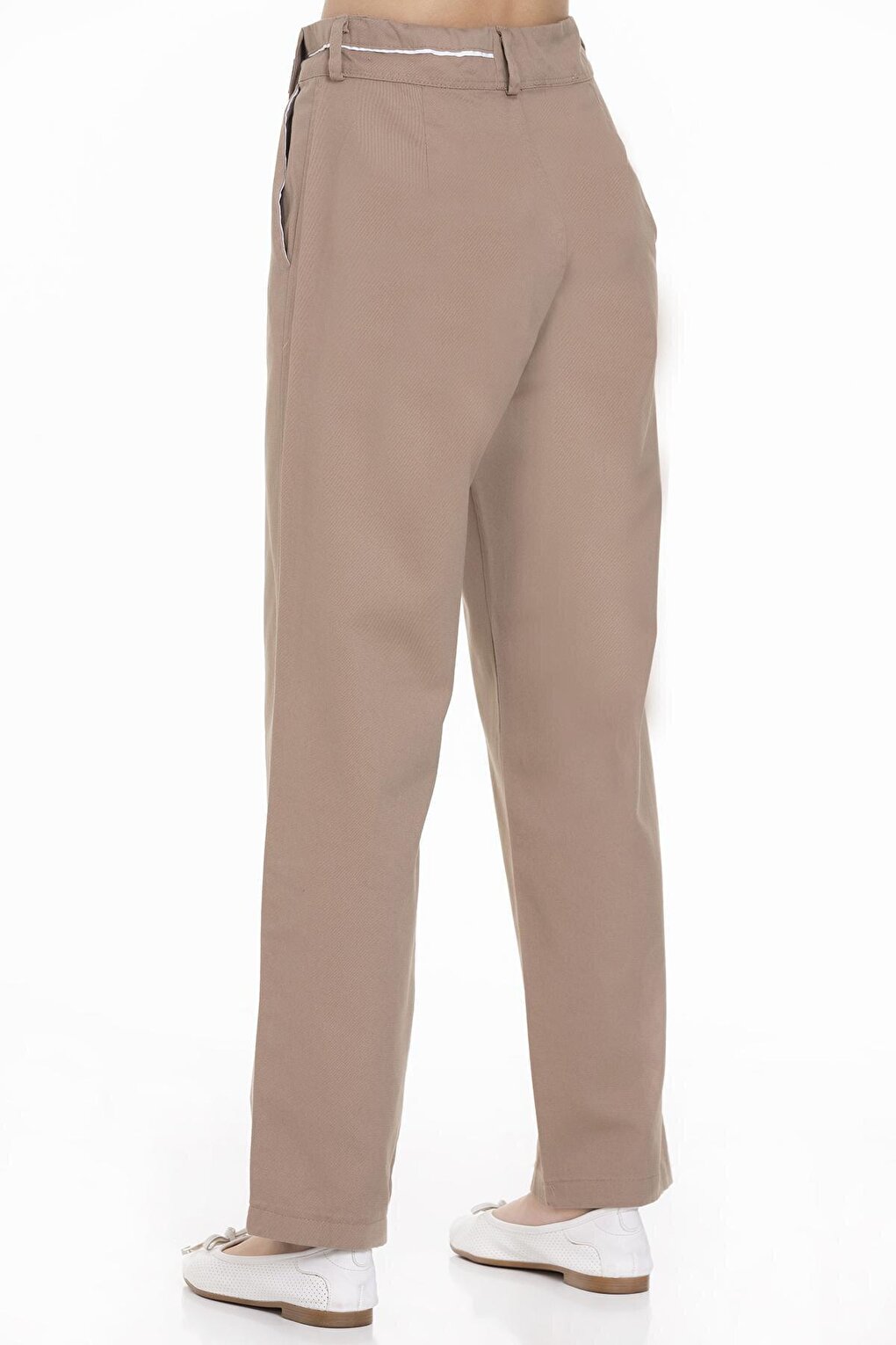 Girl Adjustable Waist Gabardine Trousers 9-14 Years Lx247