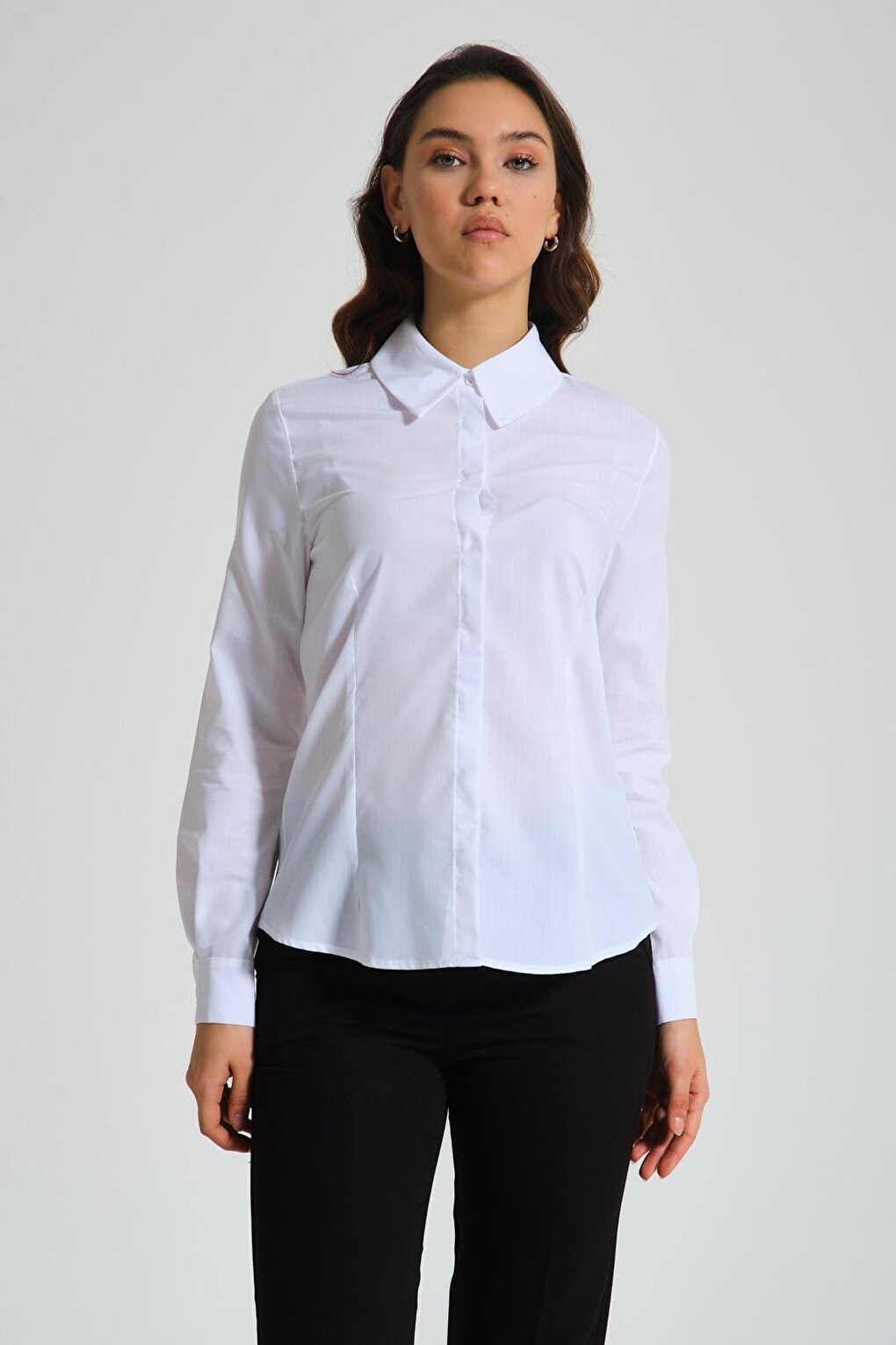 Basic Poplin White Shirt