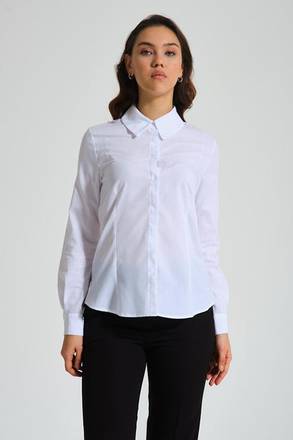 Basic Poplin White Shirt