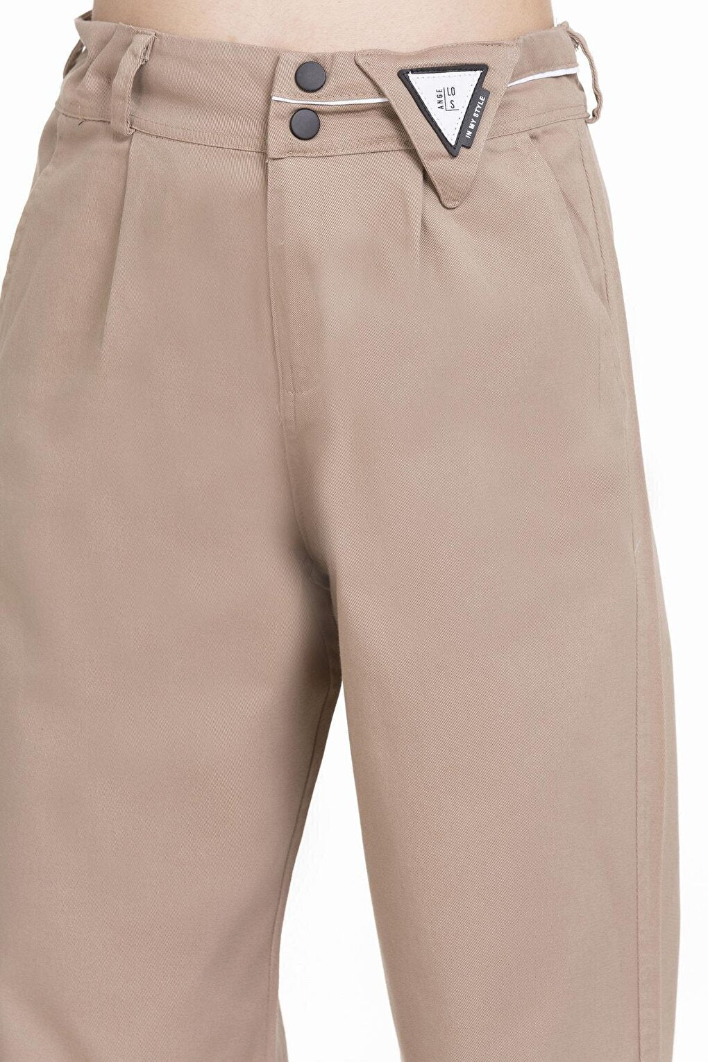 Girl Adjustable Waist Gabardine Trousers 9-14 Years Lx247