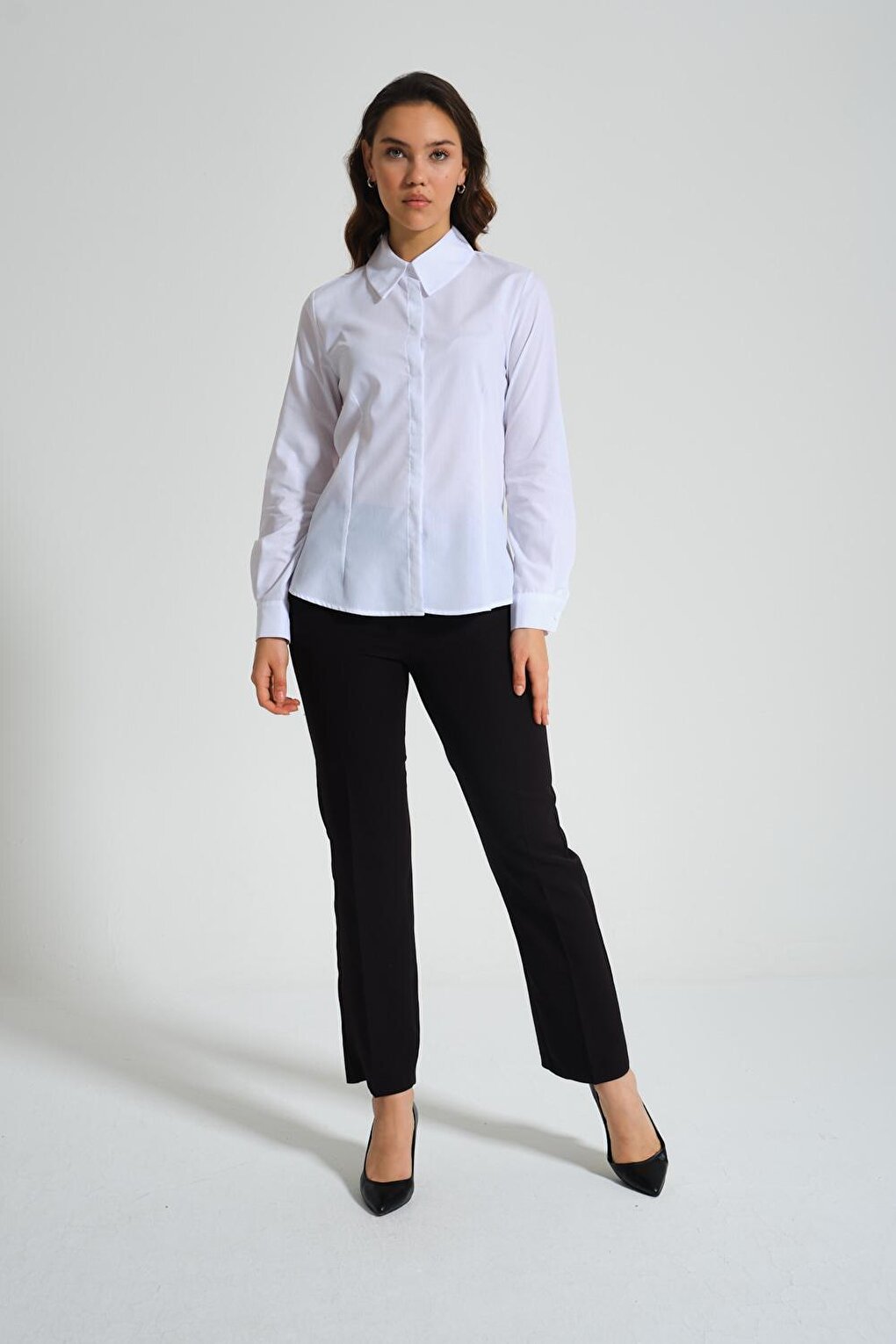 Basic Poplin White Shirt