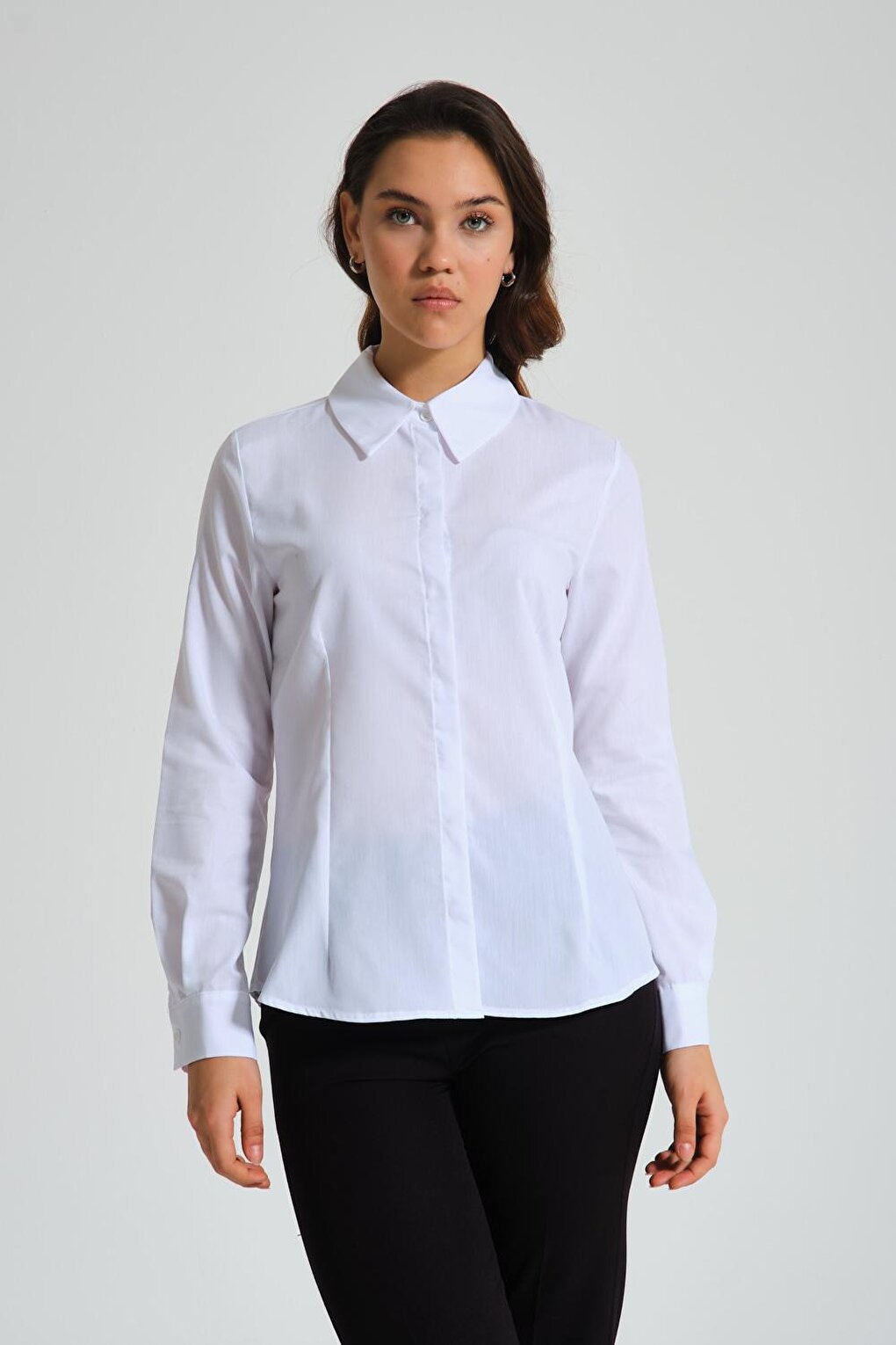 Basic Poplin White Shirt