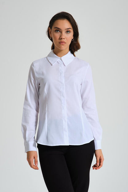 Basic Poplin White Shirt