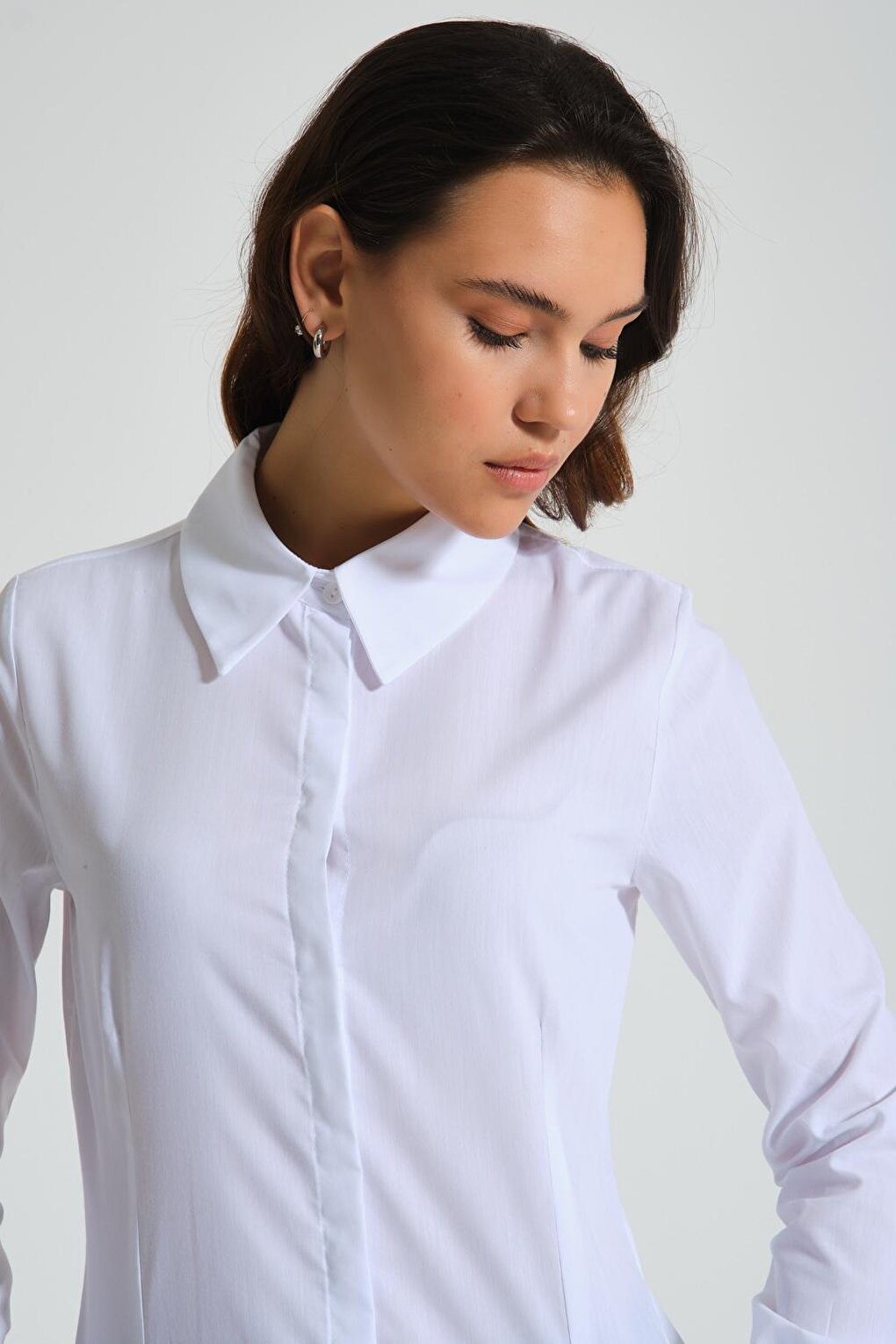 Basic Poplin White Shirt