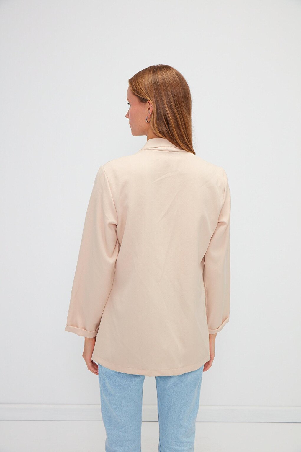 Plain Long Sleeve Jacket