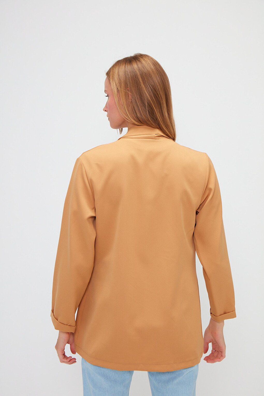 Plain Long Sleeve Jacket