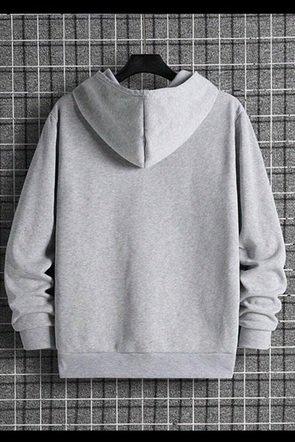 Plain Basic Cotton Unisex Hooded Sweatshirt