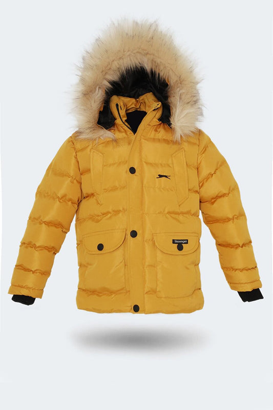 NAPOLI I Unisex Kids Coat &amp; Coat Yellow