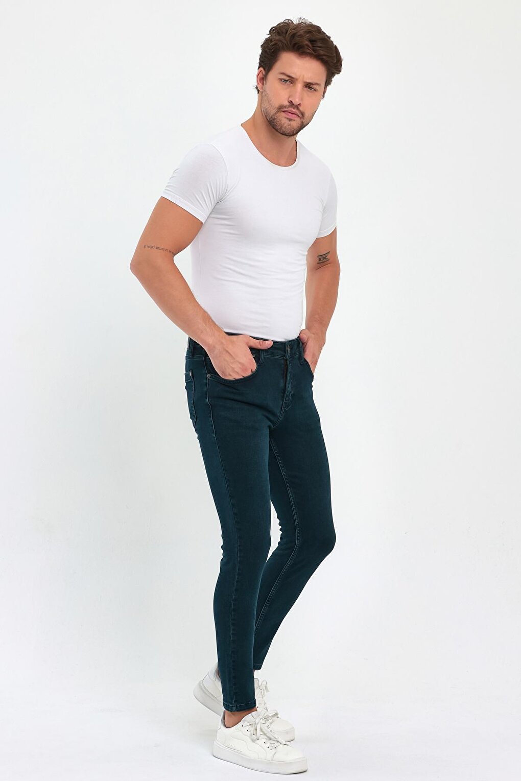 Men's Jean Trousers Super Skinny Tiger 029