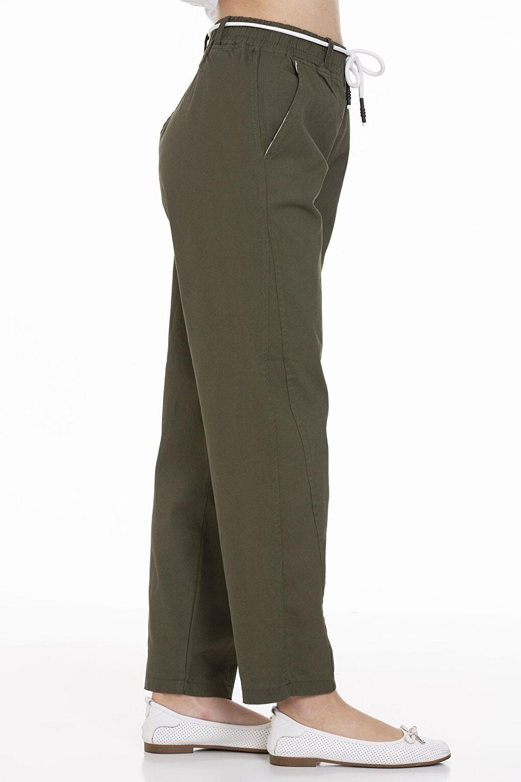 Girl's Waist Corded Gabardine Trousers 9-14 Years LX 254