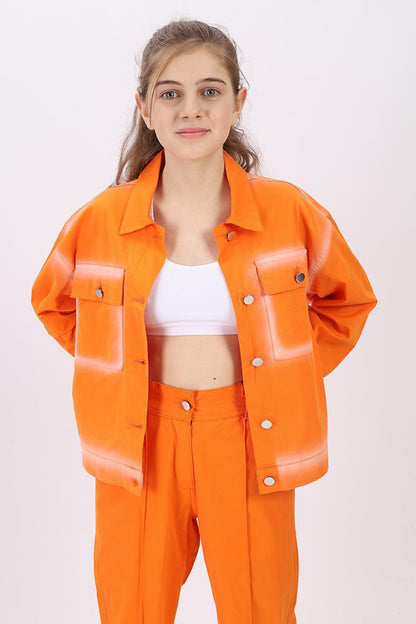 Girl's Gabardine Jacket Lx197