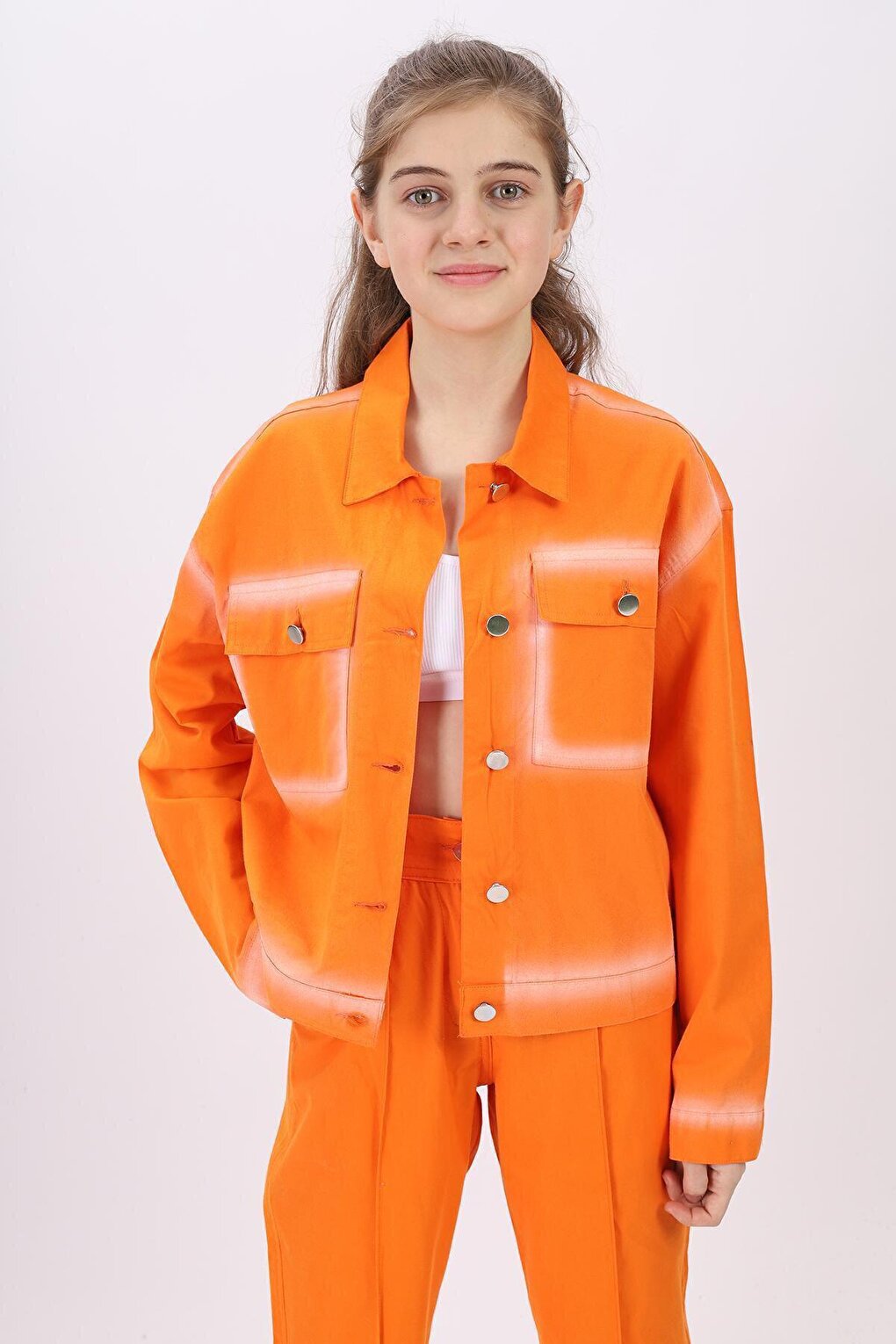 Girl's Gabardine Jacket Lx197