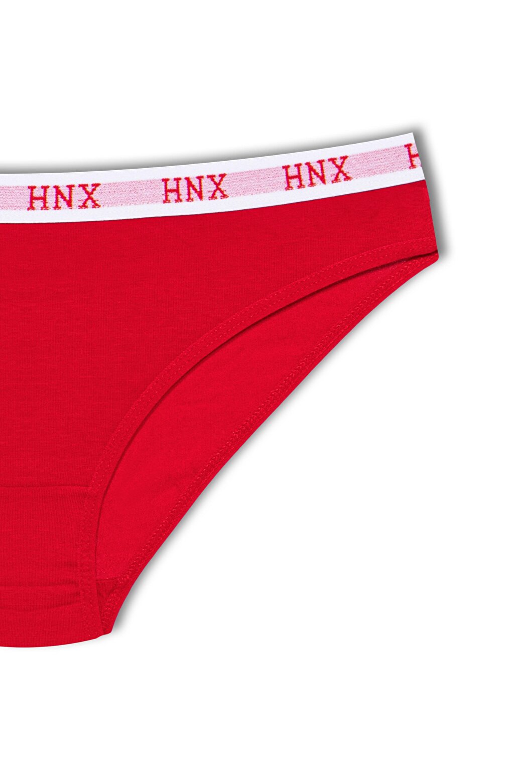 Cotton Basic Women's Panties with Lettering on the Waist