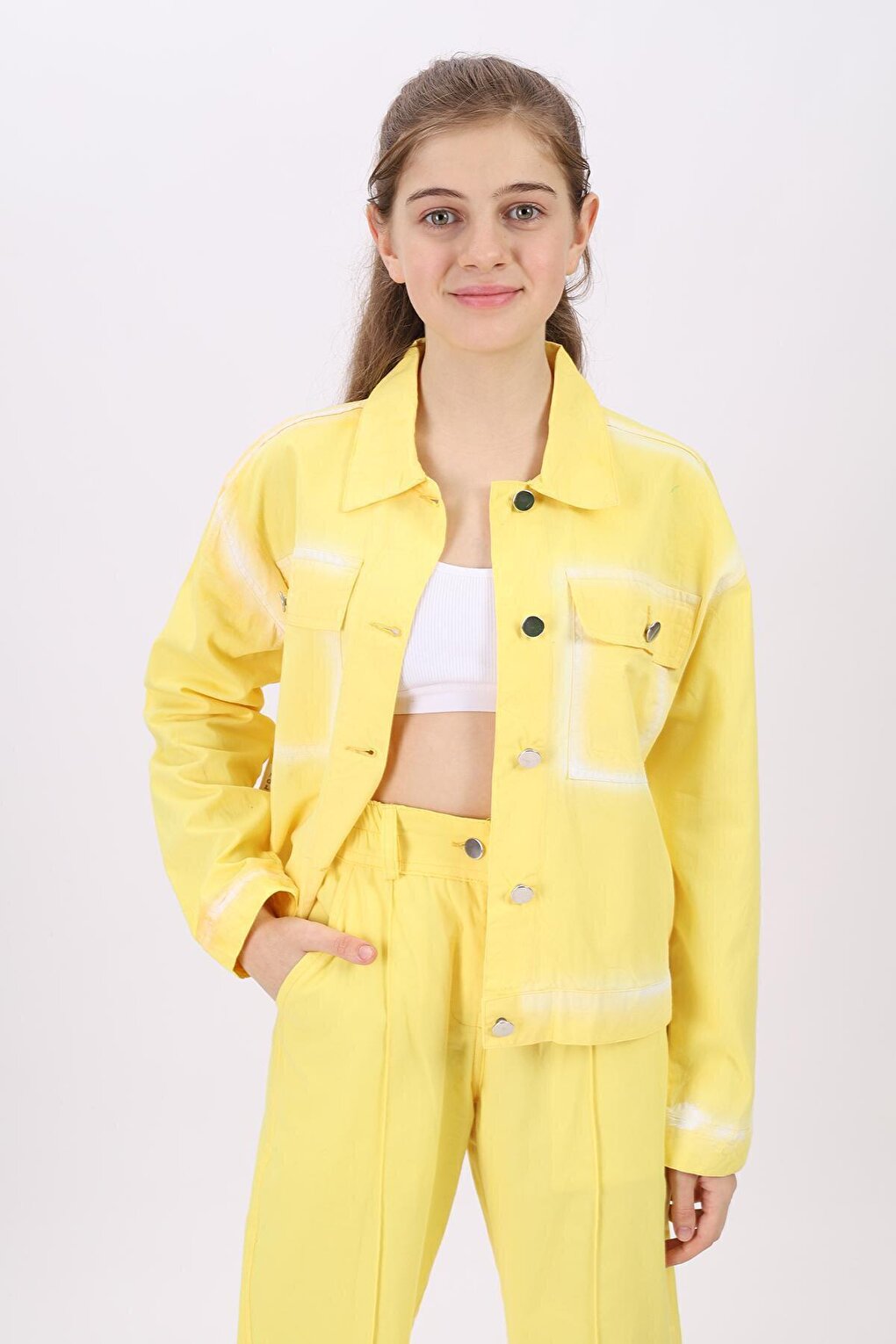 Girl's Gabardine Jacket Lx197