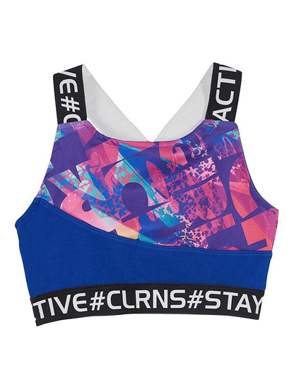 Stay Active Girl Crop Sports Athlete