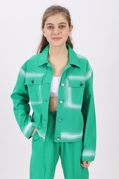 Girl's Gabardine Jacket Lx197