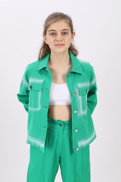 Girl's Gabardine Jacket Lx197