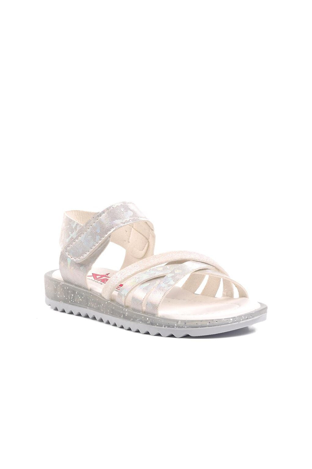 Arz 9000-P White Glitter Girls Sandals