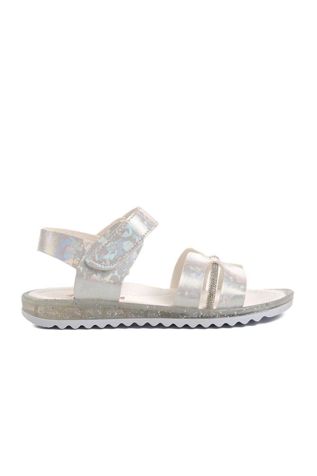 Arz 1000-F White Glitter Girls Sandals