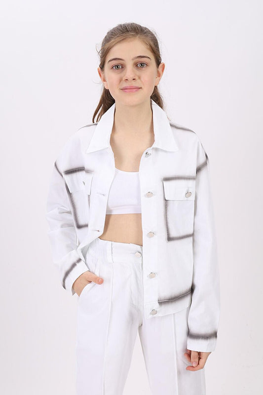 Girl's Gabardine Jacket Lx197