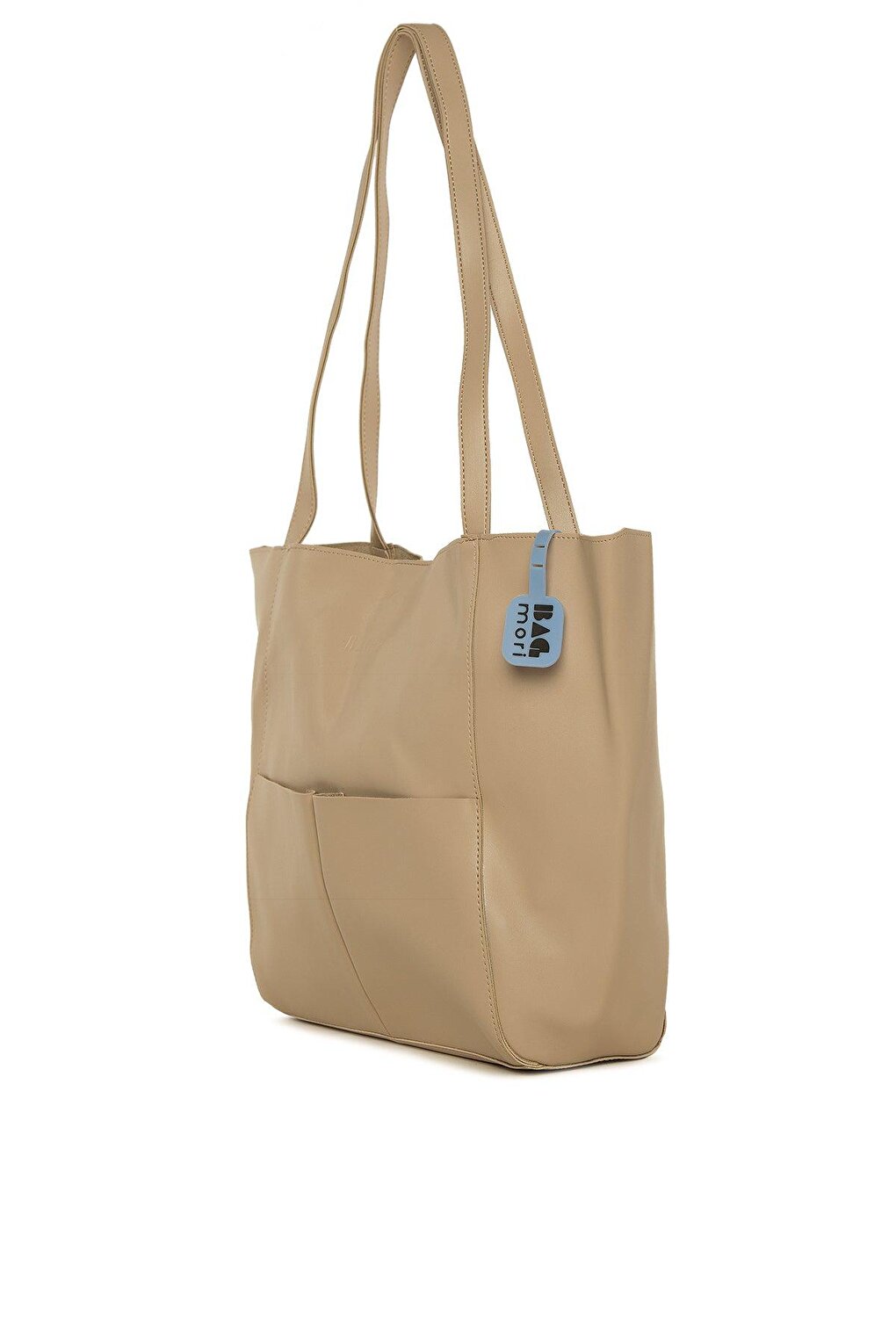 Large Tote Bag with Double Pocket Logo