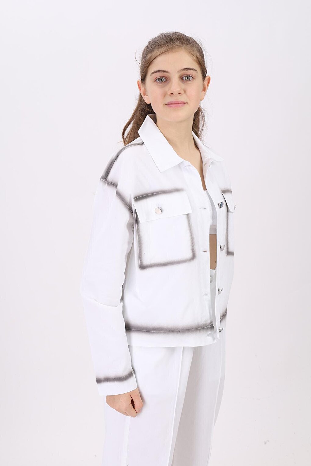 Girl's Gabardine Jacket Lx197