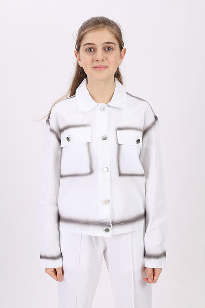 Girl's Gabardine Jacket Lx197