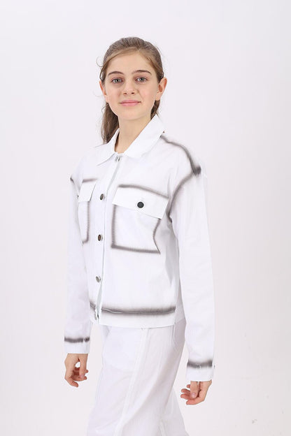 Girl's Gabardine Jacket Lx197