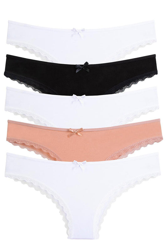 Women's Panties 5 Pack Brazillian