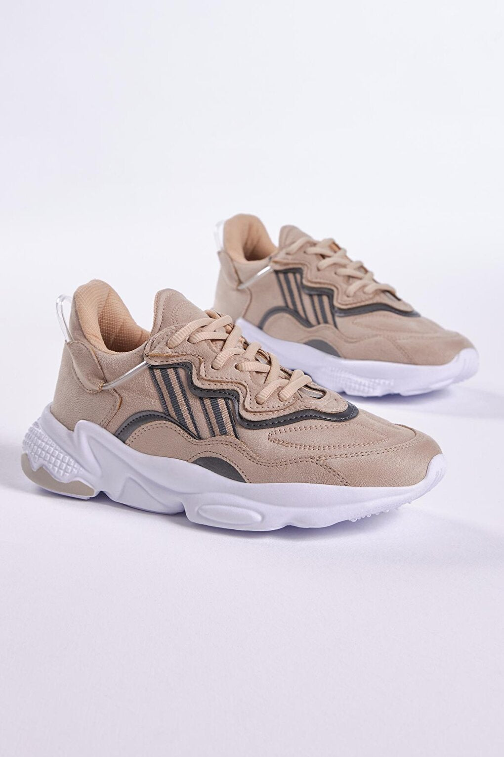 Unisex Beige Sneakers Tb248