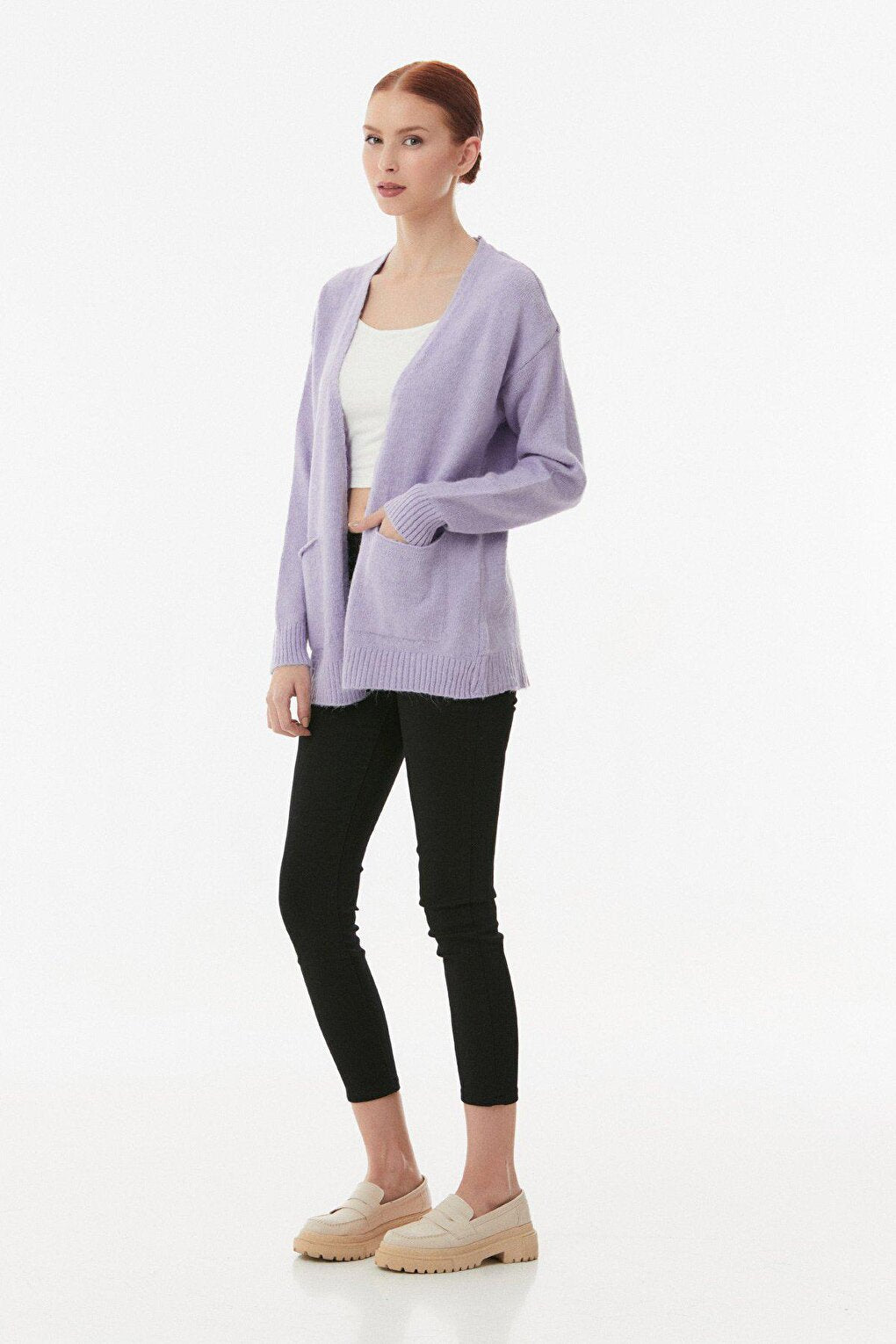 Pocket Shawl Collar Cardigan