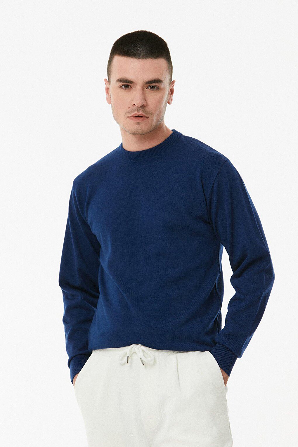 Crew Neck Knitwear Sweater