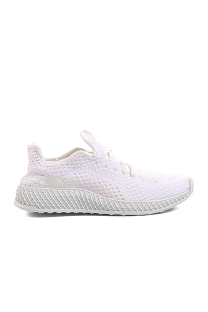 221911-F White Mesh Boy's Sneaker